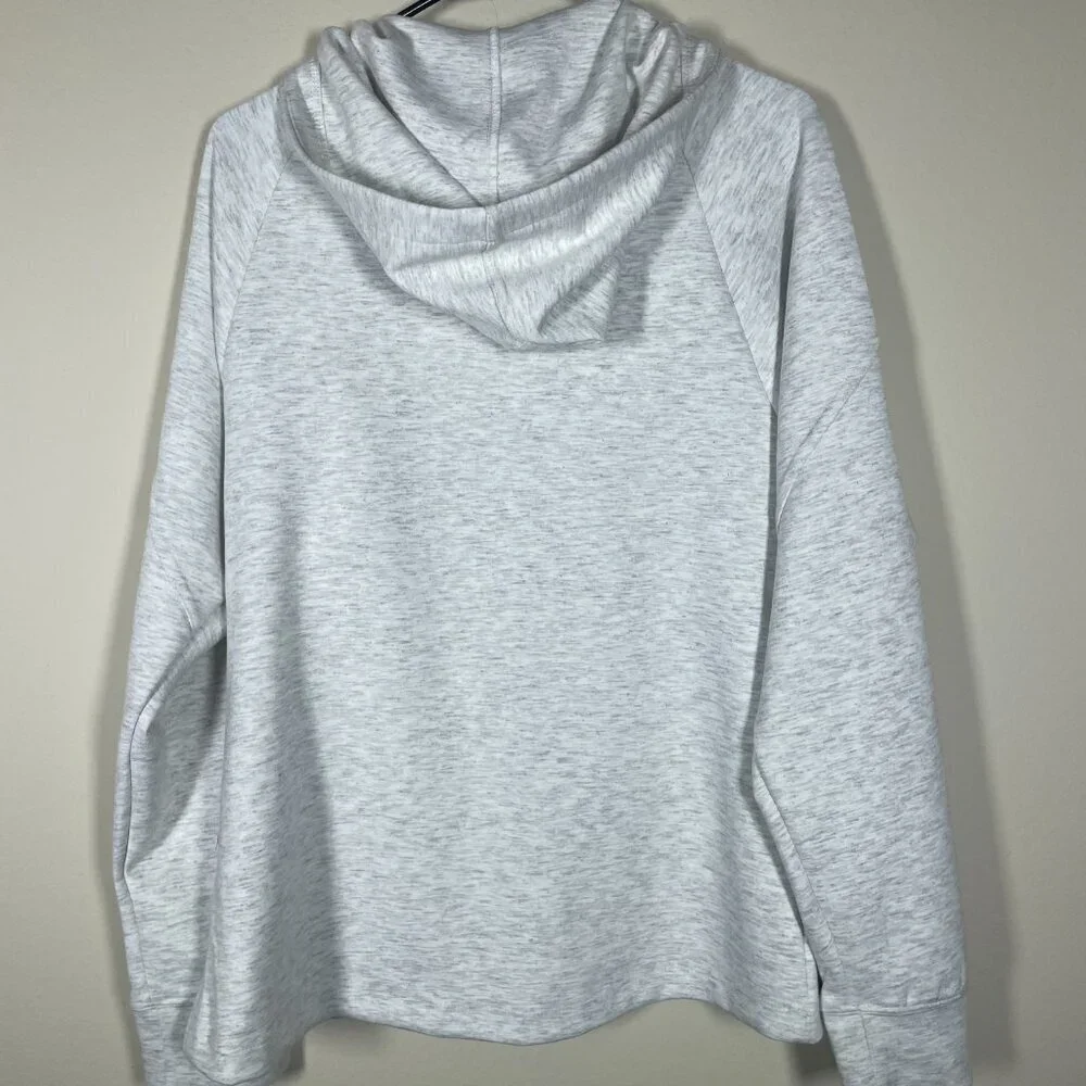 NWT! Spyder Active Women's Hooded Lightweight Jacket Gray White M Outdoor